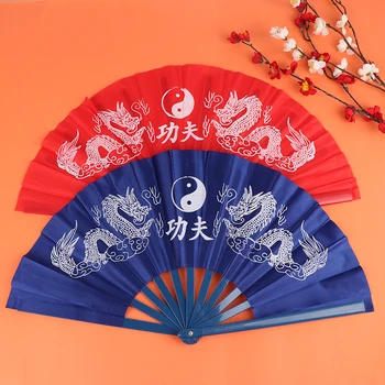 1 Tk Hiina ja Jaapani Kung Fu Draakon Plastist Kokkupandavad Ventilaator Suur Käsi Umbes 34*63cm