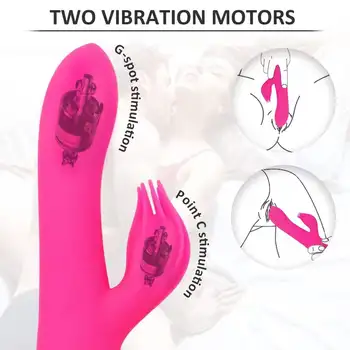 10 Speed G-Spot Vibraator Võimas Dildo Küülik Vibraator Seksi Mänguasi, Naiste Kliitori G-Spot Stimulatsiooni Massaaž Täiskasvanute Mäng Toodet