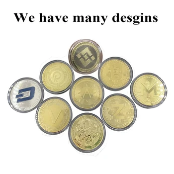 1tk Kuld või Hõbe Pinnatud Bitcoin Mündi BTC Litecoin Sulin Cryptocurrency Metallist Mälestuseks Mündi meile väljakutse mündid