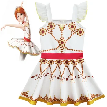 2020 Uue Filmi Ballerina Felicie Cosplay Kostüüm Tüdrukute peorõivad Halloween Kostüüm Lapsed tantsivad jõulud kleit tüdruk