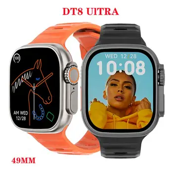 2022 DT8 Ultra Smart Watch iwo Seeria 8 49mm Juhul 2.02 tolline 420*485 Termomeeter Alipay GPS Track Bluetooth Smartwatch Meestele