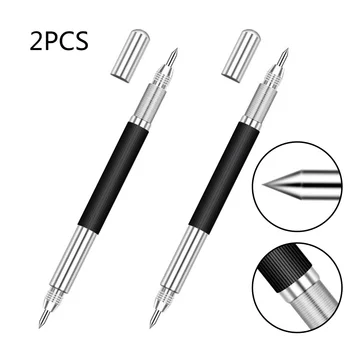 2PC Teemant Metall Graveerimine Pen Volframkarbiid Nippi Scriber Pen Klaas, Keraamika, Metalli, Puidu Nikerdamiseks Käsi Tööriist