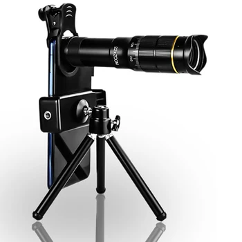 32 X Mobiiltelefoni Kaamera Objektiiv Kaasaskantav Teleskoobi 4K HD-Zoom Monocular Objektiivi Lai Ingel Objektiivi Kit For Iphone Samsung Nutitelefoni