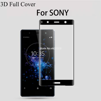 3D Karastatud Klaas Sony Xperia XA XA1 XA2 Ultra Plus X XP XZ XZ2 XZS XZ1 Compact Premium Klaasi Kaardus Full Cover For Sony 4D