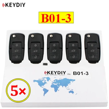 5tk/palju KEYDIY B-seeria B01-3 3-nupp universaalne kaugjuhtimispult KD900 URG200 KD-X2 mini KD, et genereerida uus remote