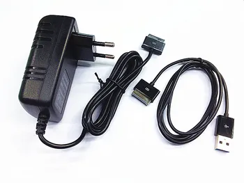 AC Seina Pistik Laadija+USB-Sync Kaabel Juhe Asus Eee Pad Transformer TF101