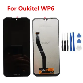 Algne Jaoks Oukitel WP6 6.3 tolline mobiiltelefoni LCD Dispaly Digitizer Assamblee Klaasist Paneel+Remont Tööriistad