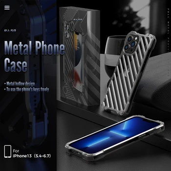 Alumiinium Kaitsva puhul Iphone12 14 Pro Max Tõusulaine Brändi Iphone 13 Pro Max Kõik Metallist soojushajutamise Mobiiltelefoni Juhul