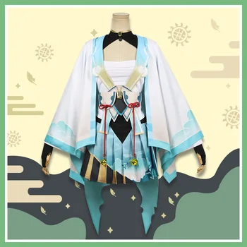 Anime Mäng Vtuber Hololive Kazama Iroha Igapäevane Kleit Kimono Partei Vormiriietus Cosplay Kostüüm Halloween Naised Tasuta Kohaletoimetamine 2022New