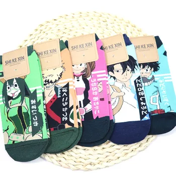 Anime Rõivad, Sokid, Minu Kangelane Akadeemiliste Ringkondade Paat Sokid Tarvikud Meeste Ja Naiste Puuvillane Lühike Sokk Cartoon Socken Kingitus