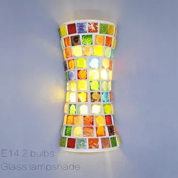 Artpad LED Seina Valgustus Siseruumides Bohemia Sconces Lambid Retro, Klaasist Seina Lamp, Vintage, Mille Varju Magamistuba, elutuba Esik