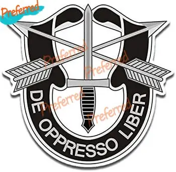 BW Käsk-Armee erijõudude vapp Kleebis (Roheline Barett SFOD-A ODA Alfa-De Oppresso Opresso)