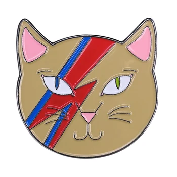 David Bowie Kass Pin-Armas Naljakas Muusika Kingitus Kassi Armastaja Badge)