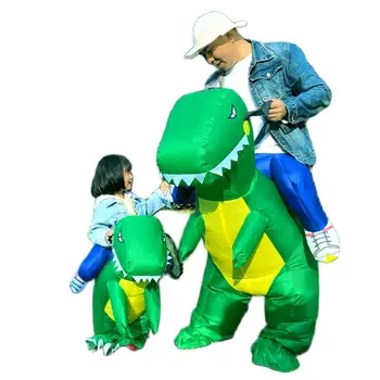 Dinosaurus täispuhutav riided laste mount riided täiskasvanud lasteaed naljakas cos tulemuslikkuse riided