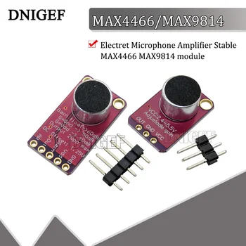 DNIGEF Electret Mikrofon, Võimendi Stabiilne MAX4466 MAX9814 moodul Auto Gain Control