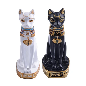 Egiptuse Kass Figuriin Kuju Teenetemärgi Vintage Kass-Jumalanna Bastet Kuju Kodu Aed