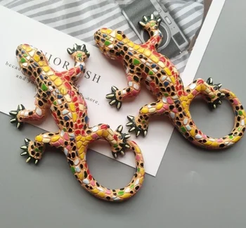 Hispaania Dominikaani Vabariik Turismi Memorial Sisalik Gecko Külmkapp Magnet Kodu Kaunistamiseks Külmkapi Magnet