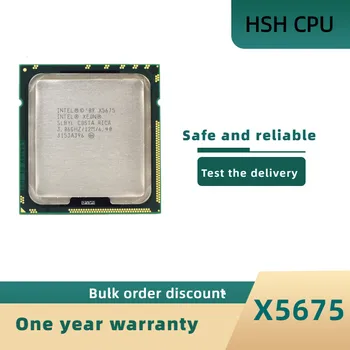 Intel Xeoni neljatuumaline Protsessor X5675 (12M Cache, 3.06 GHz, 6.40 GT/s Intel QPI) LGA-1366-Serveri CPU