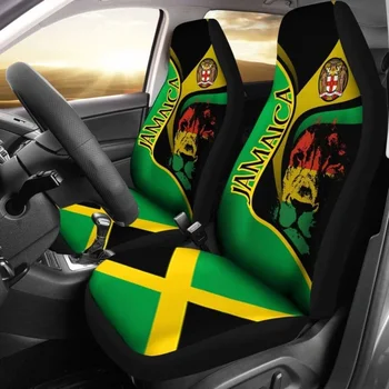 Jamaica Auto istmekatete Jamaica Lõvi vapp Hämmastav Pack 2 Universaalne turvahälli Kate