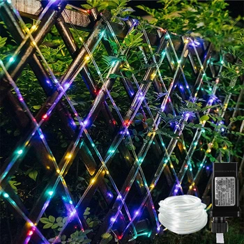 Jõuluehted Led Tuled Vanikud Toru Trossi Light String 20/30/40M Plug Powered Uue Aasta Pulmapidu Decor