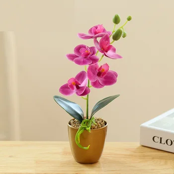 Kunstlik Võltsitud Butterfly Orchid Plantas Kodu Aias Pulmas Flores Potid Hogar Bonsai Simulatsiooni Lilled Kaunistamiseks Tarvikud