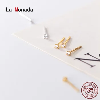 La Monada Trendikas Armas Korea Minimalistlik Stud Naiste Kõrvarõngad Hõbe 925 Fine Ehted Hõbe 925 Kõrvarõngad Naistele