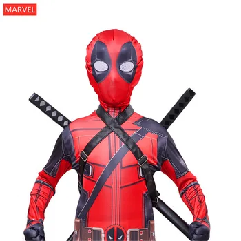 Marvel Deadpool Bodysuit Cosplay Poiss Superkangelane Mask Sobiks Halloween Puhkus Cosplay Kostüüm