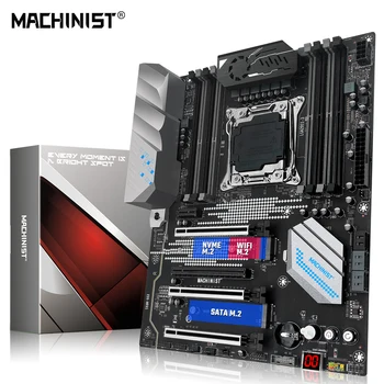 MASINIST X99 MR9S X99 Emaplaadi LGA-2011-3 Toetab Intel Xeon E5 täielikku valikut CPU DDR4 RAM mälu, USB3.0 ATX Server