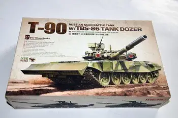 Meng 1/35 mõõtkavas TS-014 vene Main Battle Tank T-90 / TBS-86 Tank Buldooser Mudel