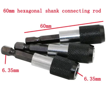 Must Hex 1/4 Varre Quick Release Electric Drill Magnet-Kruvikeeraja, Natuke Omanik 60mm