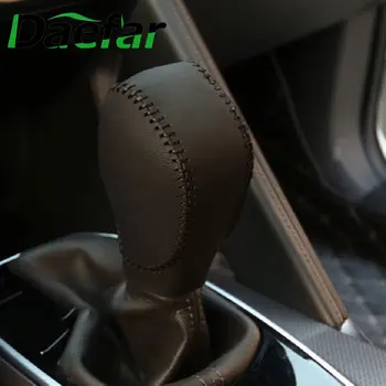 Nahast KELL Gear Shift Knob Kate Samsung QM5 QM6 jaoks Renault Koleos Captur Clio Scenic Kadjar Fluence Talisman Megane