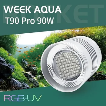 NÄDAL AQUA T90 PRO APP Akvaariumi LED Valgus Hämardatav Täieliku Spektri Ajastus Mageda Vee Taime Valgustuse luces para pecera