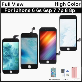Parim AAAA Kvaliteediga LCD Ekraan, iphone 8 Plus 7 Pluss 7P 8P LCD Puutetundlik Digitizer Assamblee iphone7Plus 8Plus Lcd