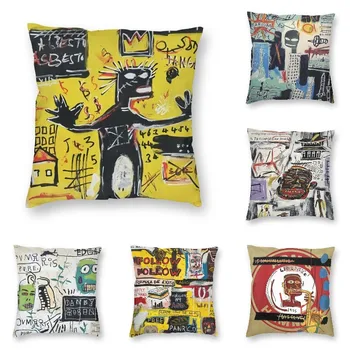 Parim Parim Padi 40x40cm Jean Michel Basquiat Pehme Põhjamaade Visata padjapüür Home Decor Diivan Kate