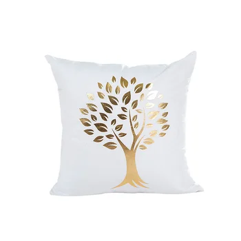 puu muster valge kuldne tool, voodi, padi 45*45cm nr sisemine kuuma stantsimine cuscini decorativi padi hõlmab dekoratiivse X18
