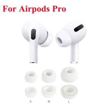 Silikoon Earbuds Earplug Kõrvaklappidest Kate Apple Airpods Pro EarTips Kõrva Padjad L M S Suurus Kõrvaklappide Kõrva näpunäiteid Airpods pro