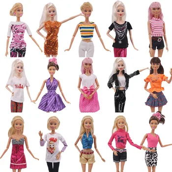 Sobib Barbies Nuku Riideid Päris Ülikond Komplekt Riietama+pant Ja Kleit Tarvikud Beebi Sünnipäeva Festival Kingitus