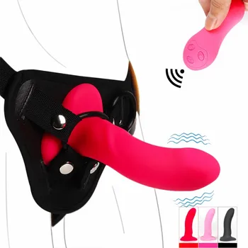 Super Pehme Peenise Rihma Rakmed Vibraator Dildo Aluspüksid Naine Lesbi G-Punkti Stimuleerida Kliitorit Massager Sugu Mänguasjad 10 Kiirused