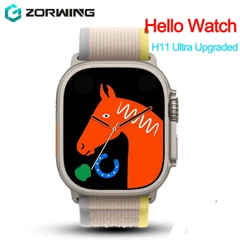 Tere Vaadata Smart Watch H11 Ultra Uuendatud 49mm Mehed Seeria 8 NFC Bluetooth Juhtmevaba Laadimise Kõne GPS Smartwatch Naiste 1GB