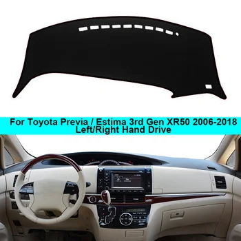 Toyota Nimetamine / Estima 2006 - 2018 2019 Auto Armatuurlaua Katmiseks Dashmat Dash Mat Vaip Cabo 2 Kihti Päikese Vari Kriips Pardal Kate