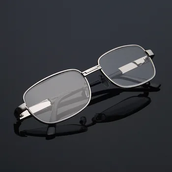 Uus high-definition kristall klaas lugemise prillid ei karda kriimustamist suur metallist raam lugemise prillid
