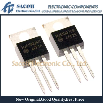Uus koopia 10Pairs(20PCS)/Palju MJE15034G MJE15034 + MJE15035G MJE15035 TO-220 4A 350V Täiendavad Silicon Power Transistor