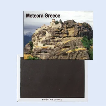 Varlaam Klooster, Meteora, Kreeka -, Magnet-Külmik Kinnitatud Koos Turistidele Suveniire Kodu Aksessuaarid 24847